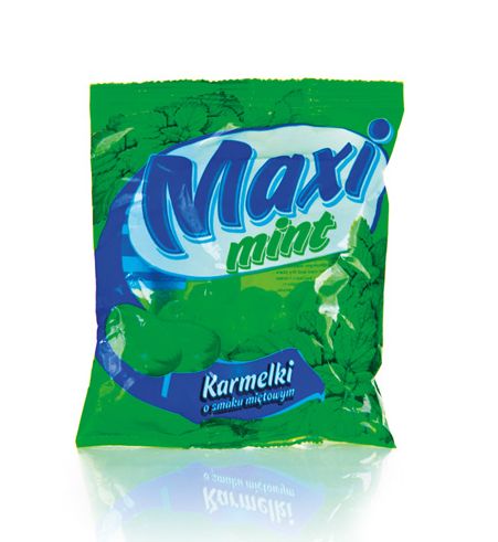 Maxi mint karmelki o smaku mietowym 80g