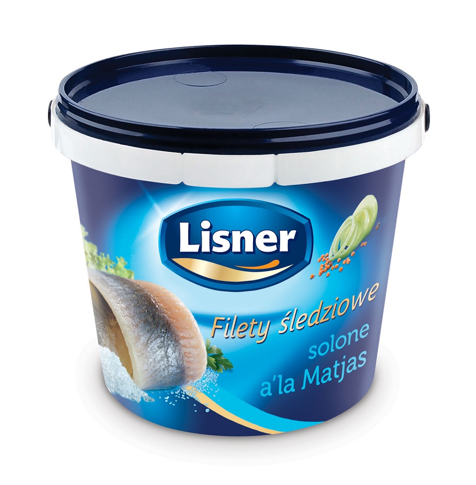 Lisner haringfilet in het water 350/800g
