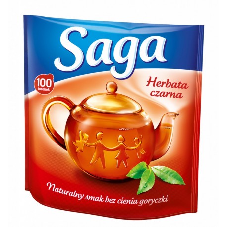 Saga zwarte thee 126g
